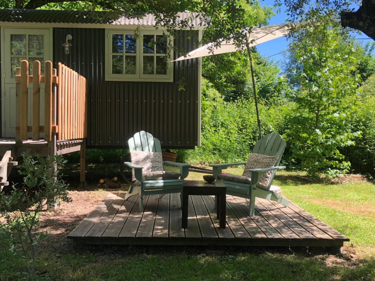The Dordogne Huts With Private Pool And Jacuzzi Villa Payzac  ภายนอก รูปภาพ
